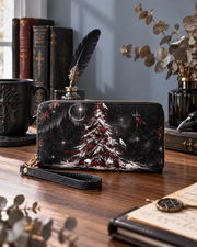 Crimson Noel Long Zip Wallet