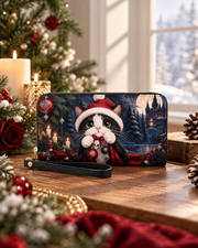 Gothic Purr Long Zip Wallet