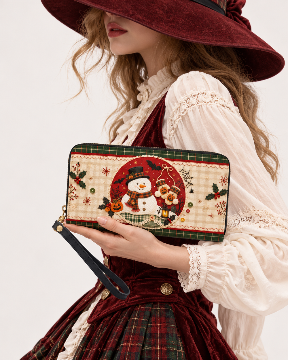Frost Gnome Long Zip Wallet