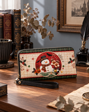 Frost Gnome Long Zip Wallet