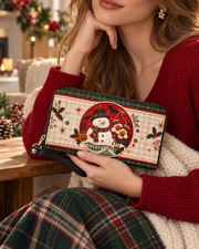 Frost Gnome Long Zip Wallet