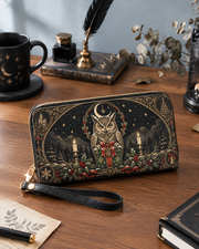 Owl's Gift Long Zip Wallet