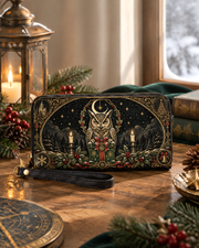 Owl's Gift Long Zip Wallet