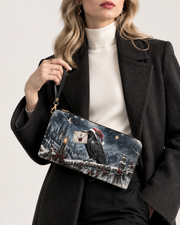Raven's Winter Post Long Zip Wallet