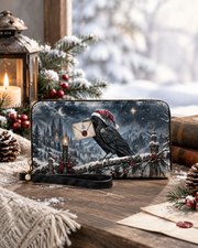 Raven's Winter Post Long Zip Wallet