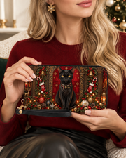 Crimson Kitty Long Zip Wallet