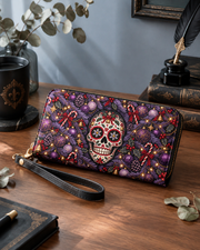Violet Yule Long Zip Wallet
