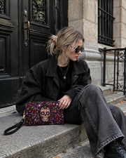 Violet Yule Long Zip Wallet