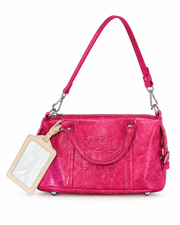 Fuchsia Vintage Glow Boston Bag
