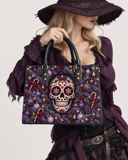 Violet Yule Leather Handbag