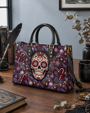 Violet Yule Leather Handbag