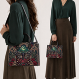 LunaMoth Leather Handbag