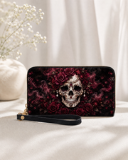 PearlSkull Long Zip Wallet