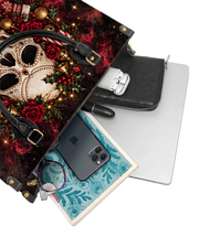 Skull Noel Leather Handbag