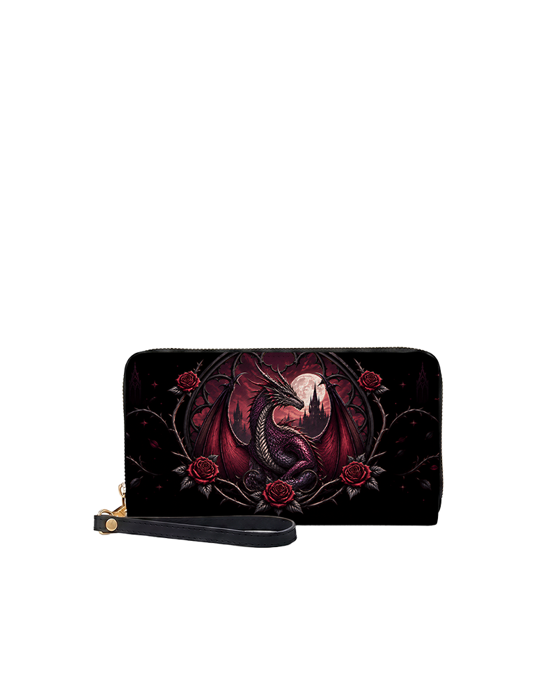 Night Dracon Long Zip Wallet