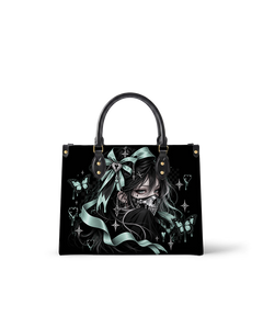 Teal Requiem Leather Handbag