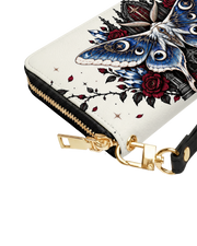 Moth Ritual Long Zip Wallet