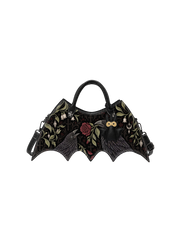 Obsidian Plume Bat Wing Bag