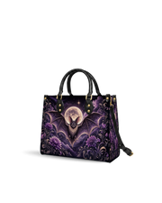 Violet Venom Leather Handbag