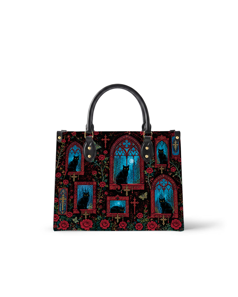 Vitrailnoir Leather Handbag