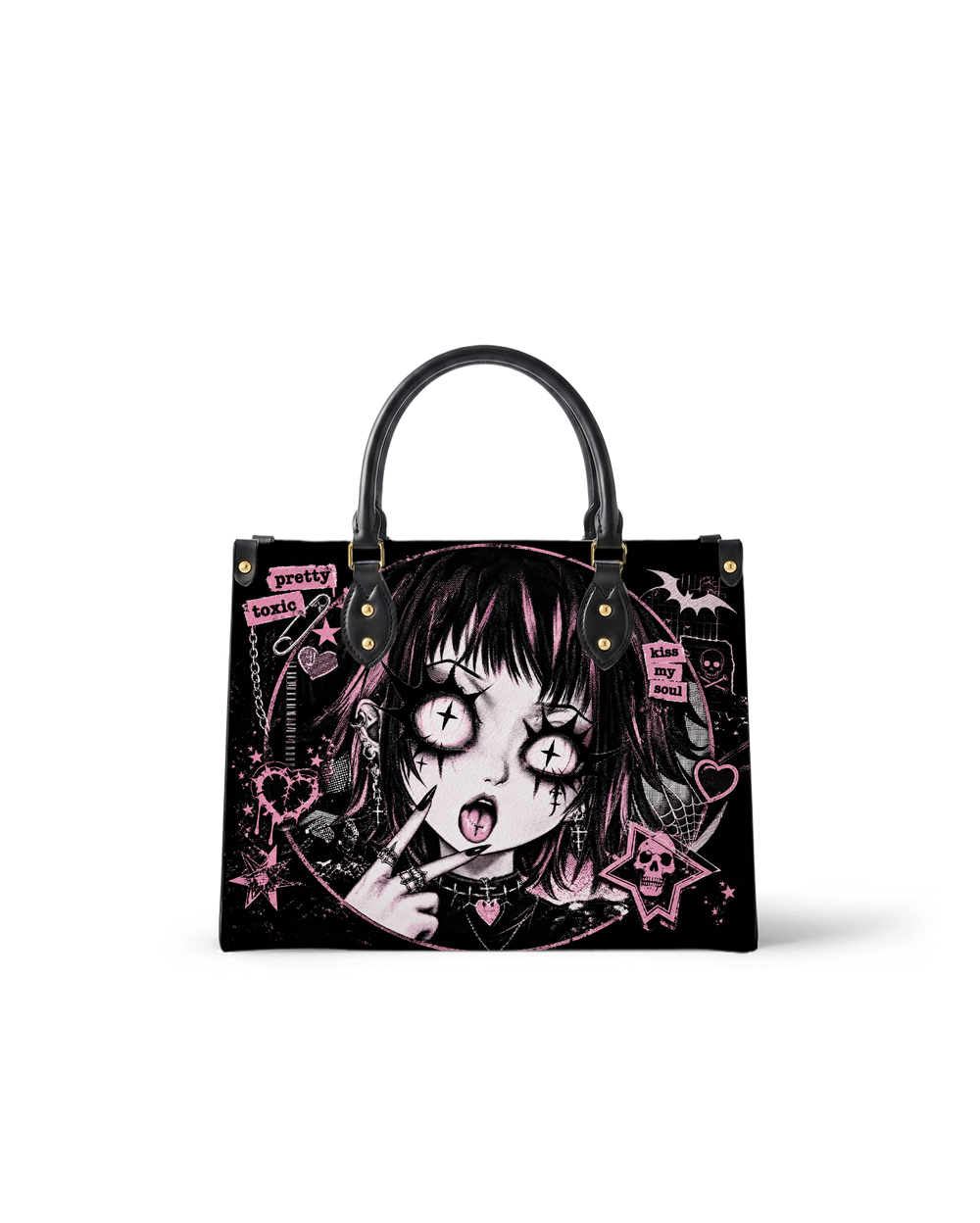 Saccharine Wrath Leather Handbag