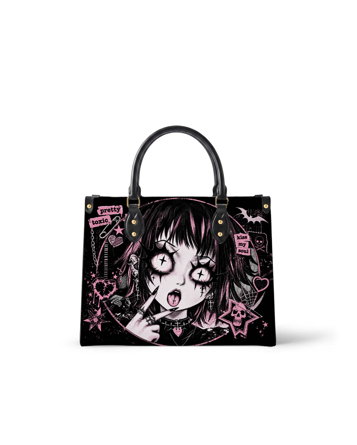 Saccharine Wrath Leather Handbag