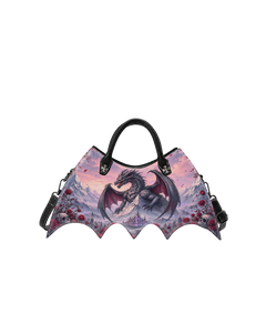 Crimson Dragon Realm Bat Wing Bag