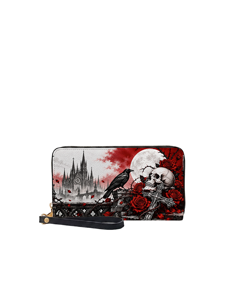 Raven Rose Long Zip Wallet