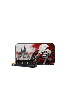 Raven Rose Long Zip Wallet