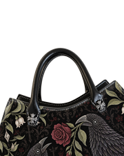 Obsidian Plume Bat Wing Bag