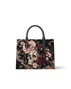 Widow's Web Leather Handbag