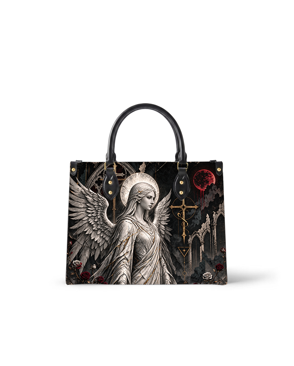 Eclipse Halo Leather Handbag