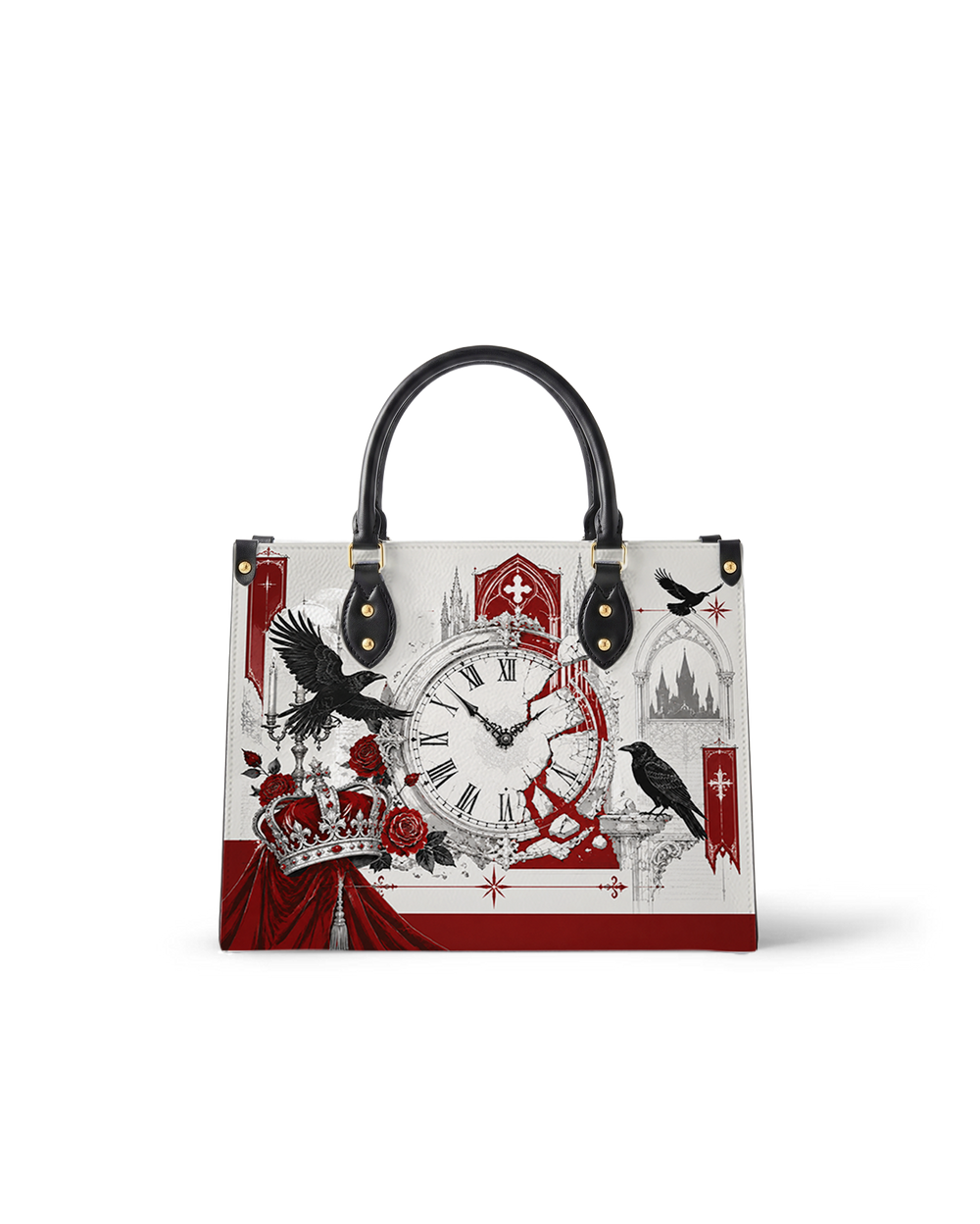 Chronophage Leather Handbag