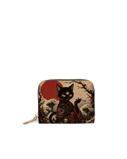 Crimson Bakeneko Mini Wallet