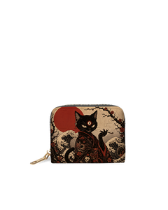 Crimson Bakeneko Mini Wallet