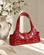 Bratz-Inspired Red Studded Bag