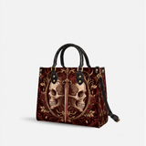 Crimson Arbiter Leather Handbag