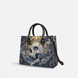 Horned Skull Leather Handbag