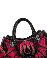 Crimson Heart Bat Castle Bat Wing Bag