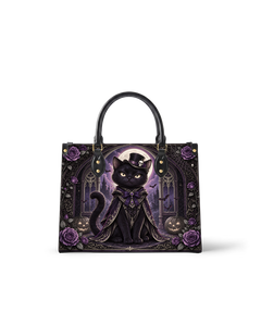 Vespercat Leather Handbag