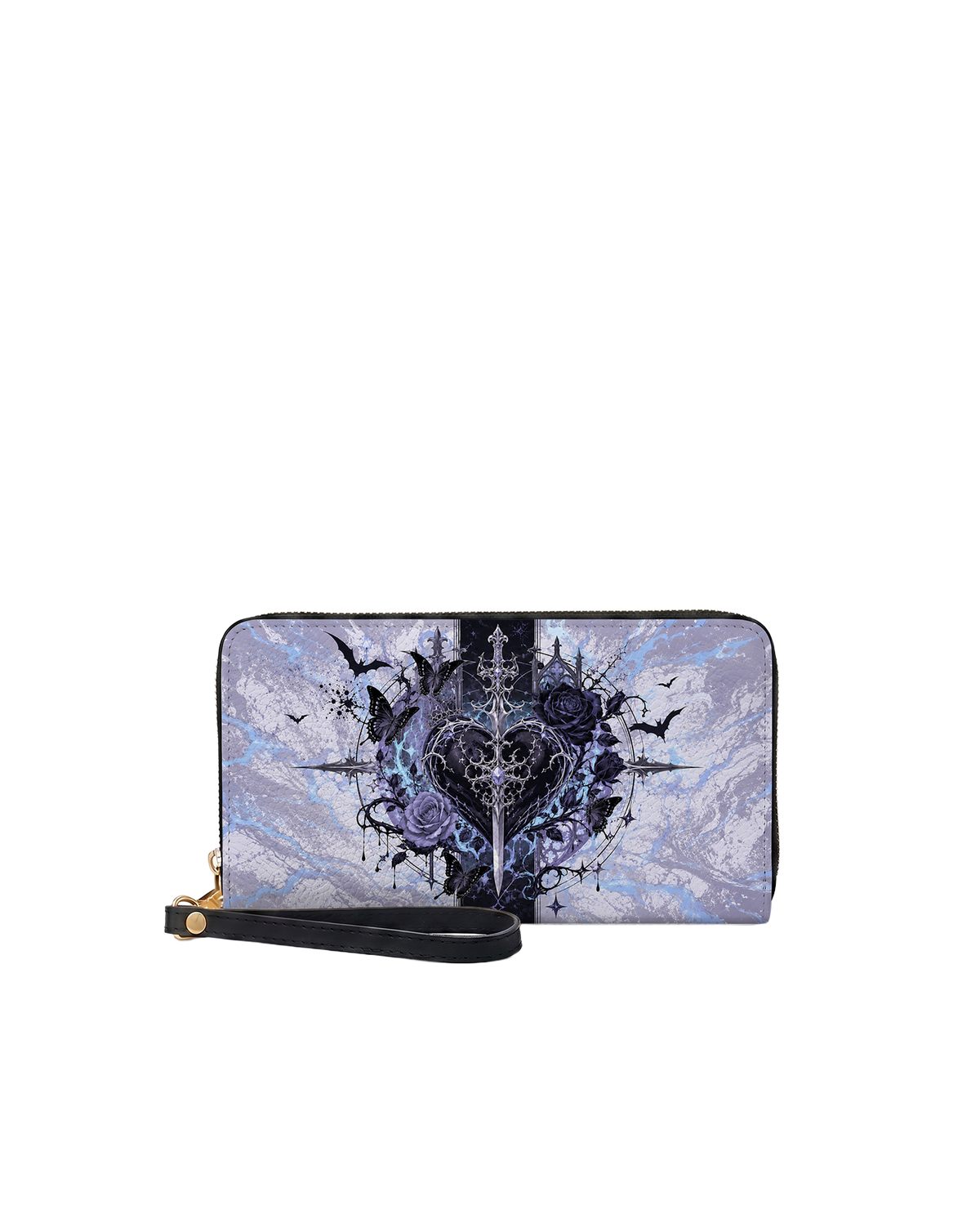 Thorn Blade Long Zip Wallet