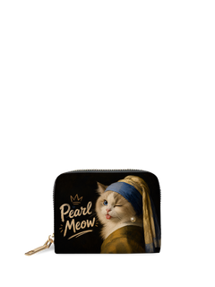 Pearl Meow Mini Wallet
