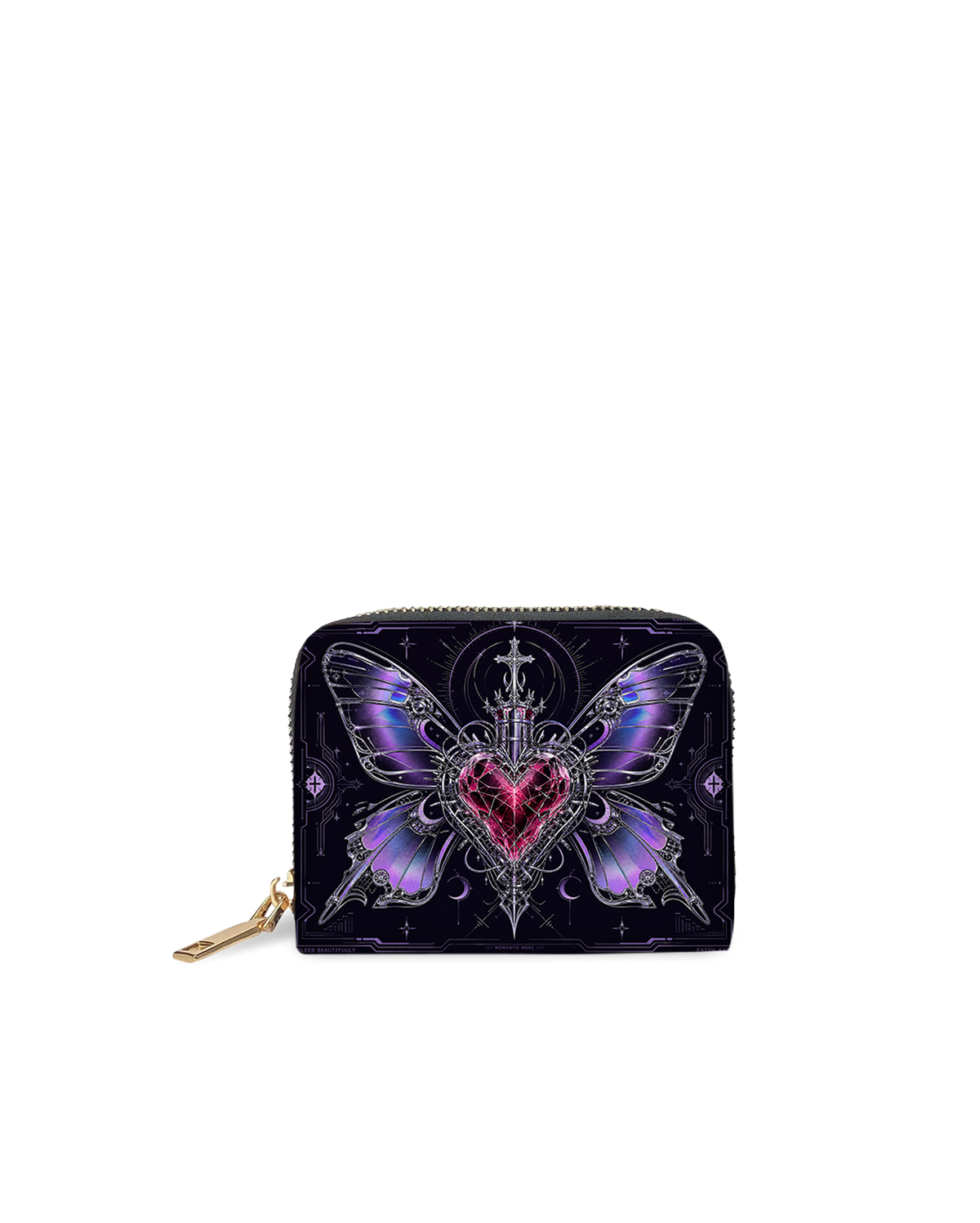 Sacred Heart Butterfly Mini Wallet