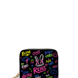 DIY "Paint-Your-Own" Rebel Bunny Bag (Paints Not Included) Mini Wallet