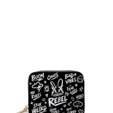 DIY "Paint-Your-Own" Rebel Bunny Bag (Paints Not Included) Mini Wallet