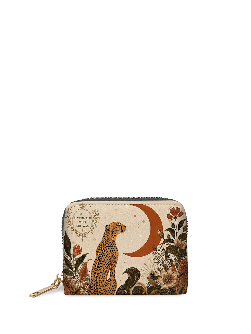 Lunar Cheetah Mini Wallet