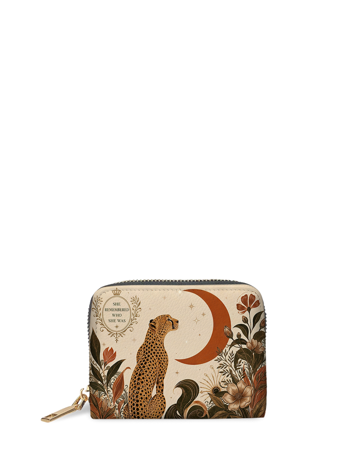 Lunar Cheetah Mini Wallet