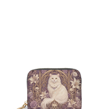 White Peacock Mini Wallet