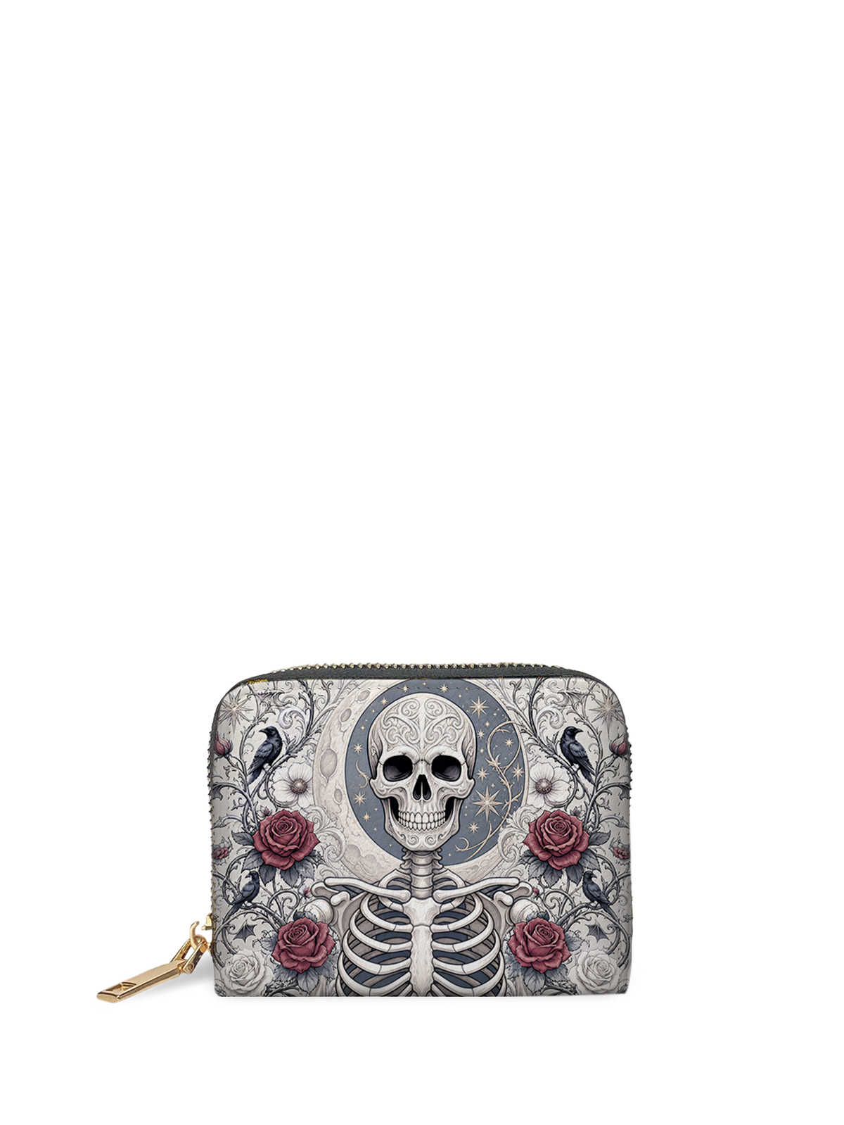 Bone Scroll Mini Wallet