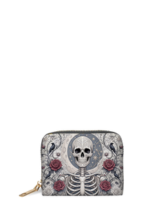 Bone Scroll Mini Wallet